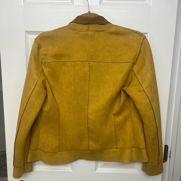 Zara Mustard Yellow Women's Jacket - Picture 4 of 4